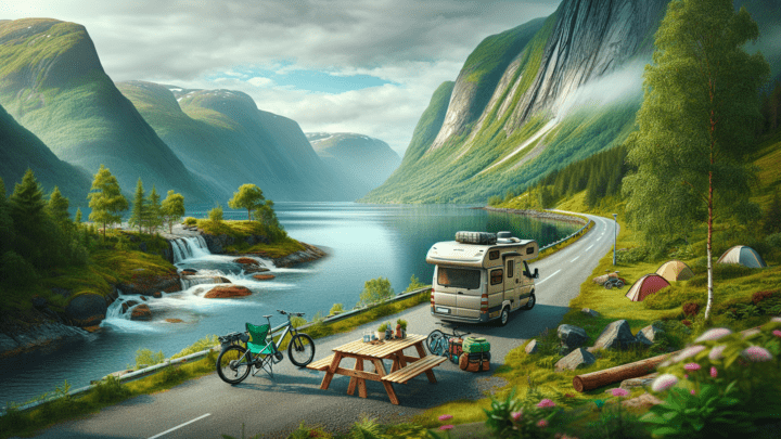 Wie man in Norwegen mit einem Campervan unterwegs ist