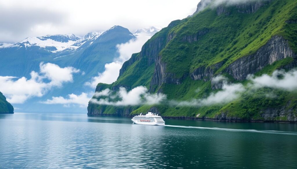 Fjordkreuzfahrt Norwegen Mai Wetterbedingungen